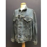 Levis Strauss denim jacket size large