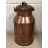 Copper milk churn