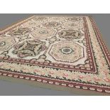 Finely hand woven Aubusson carpet 4.25 X 3.05m