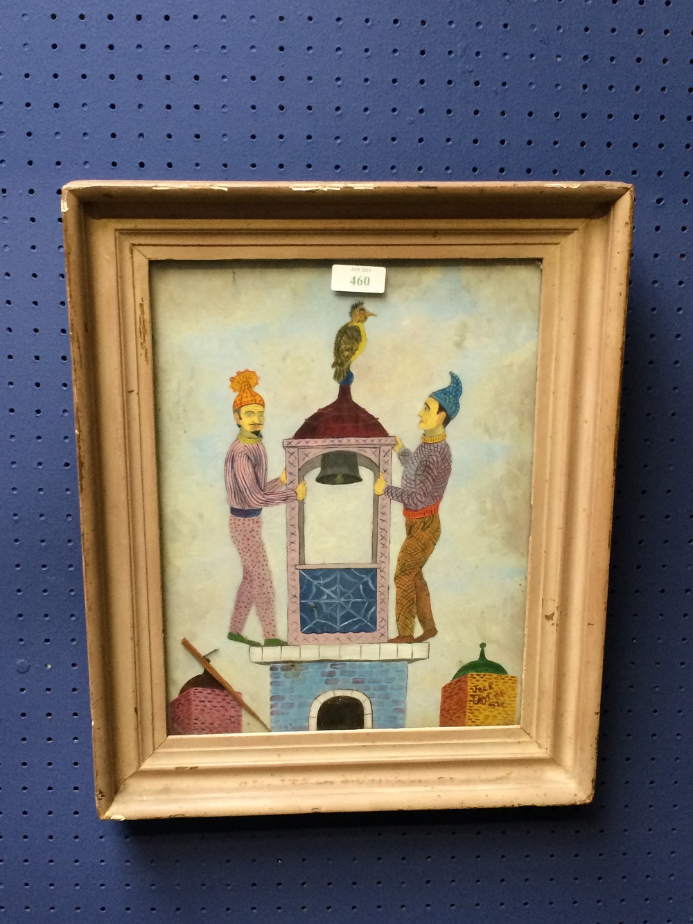 Jack Taylor Oil on board "The Bird Loving Brothers" signed lower right dated (1954) 37 X 28 framed &