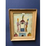 Jack Taylor Oil on board "The Bird Loving Brothers" signed lower right dated (1954) 37 X 28 framed &