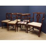 Quantity of various dining chairs