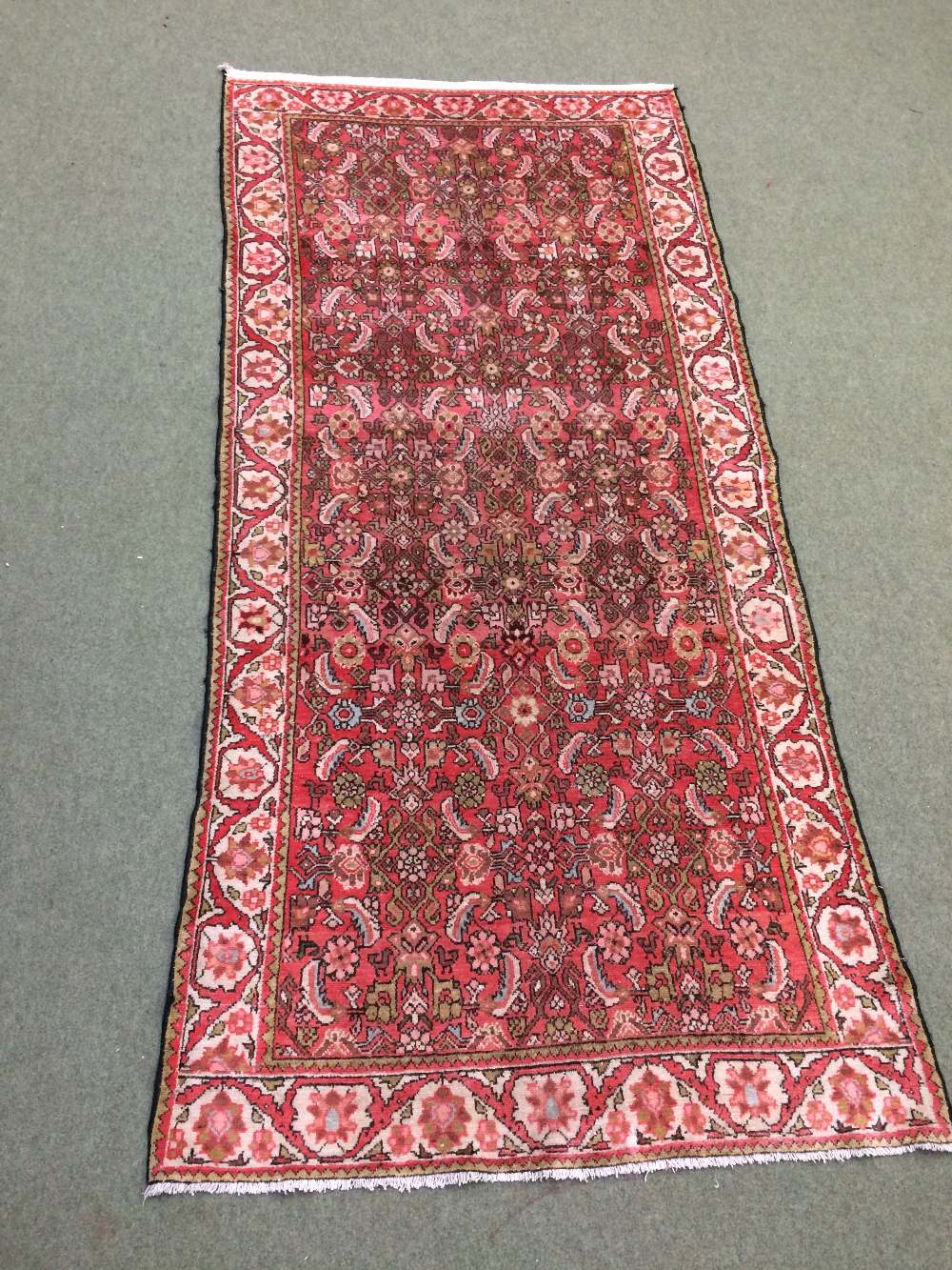 Antique Malayer Persian rug circa 1900s 2.7 X 1.26m