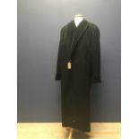 Hand made wool velvet smoking coat size large