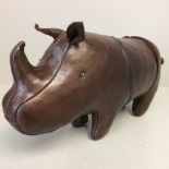 Believed to be Liberty leather covered Rhino 32L cm Loose leather work to eye
