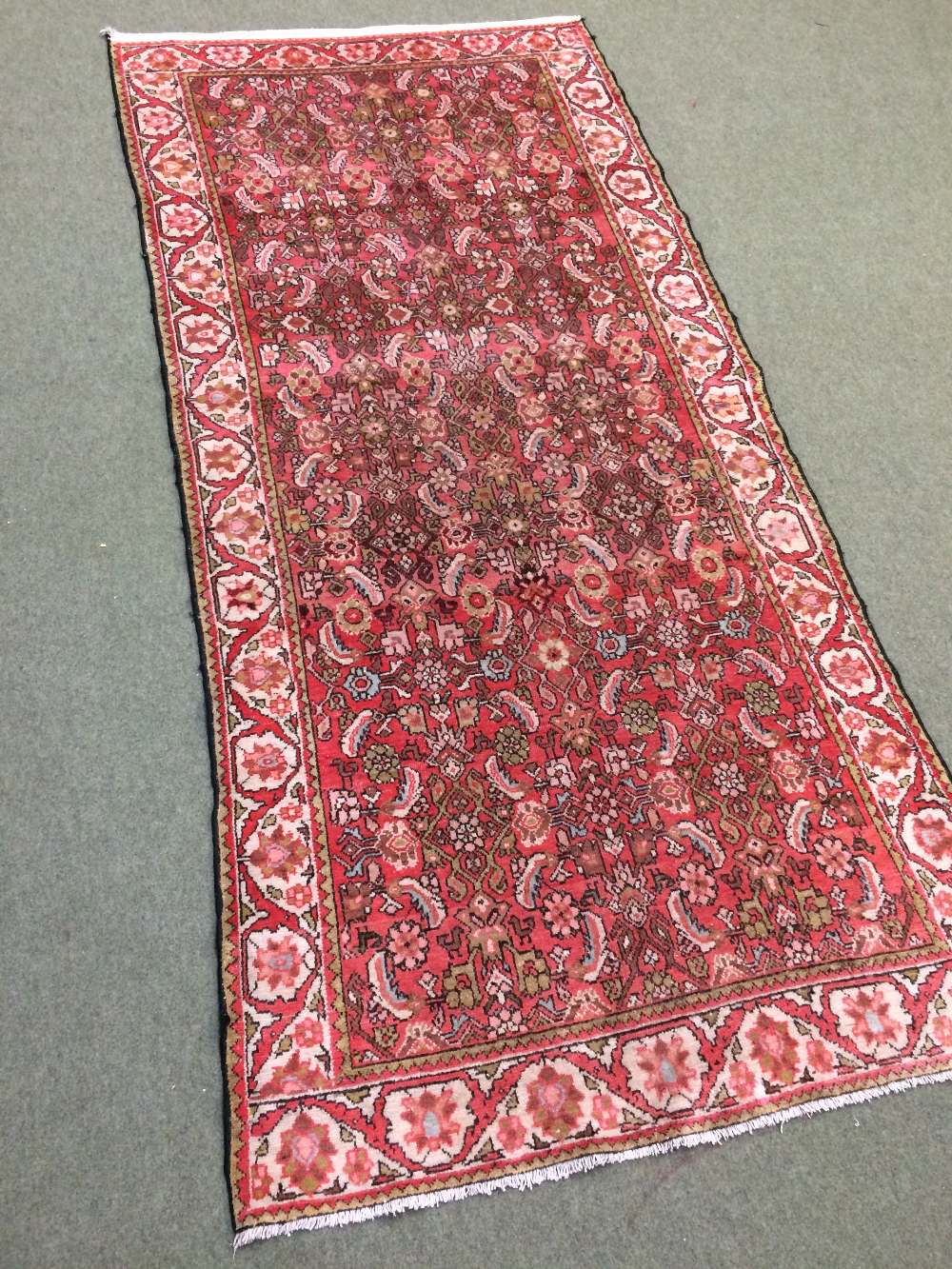 Antique Malayer Persian rug circa 1900s 2.7 X 1.26m - Image 2 of 3