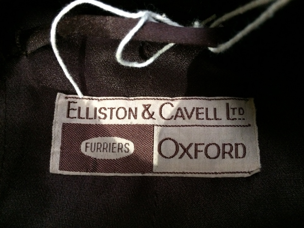 Ladies 3/4 length Fur coat by Elliston & Cavell Oxford - Image 2 of 2