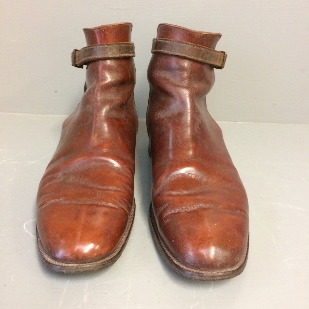 McAfee handmade jodhpur boots size 10 - Image 2 of 2