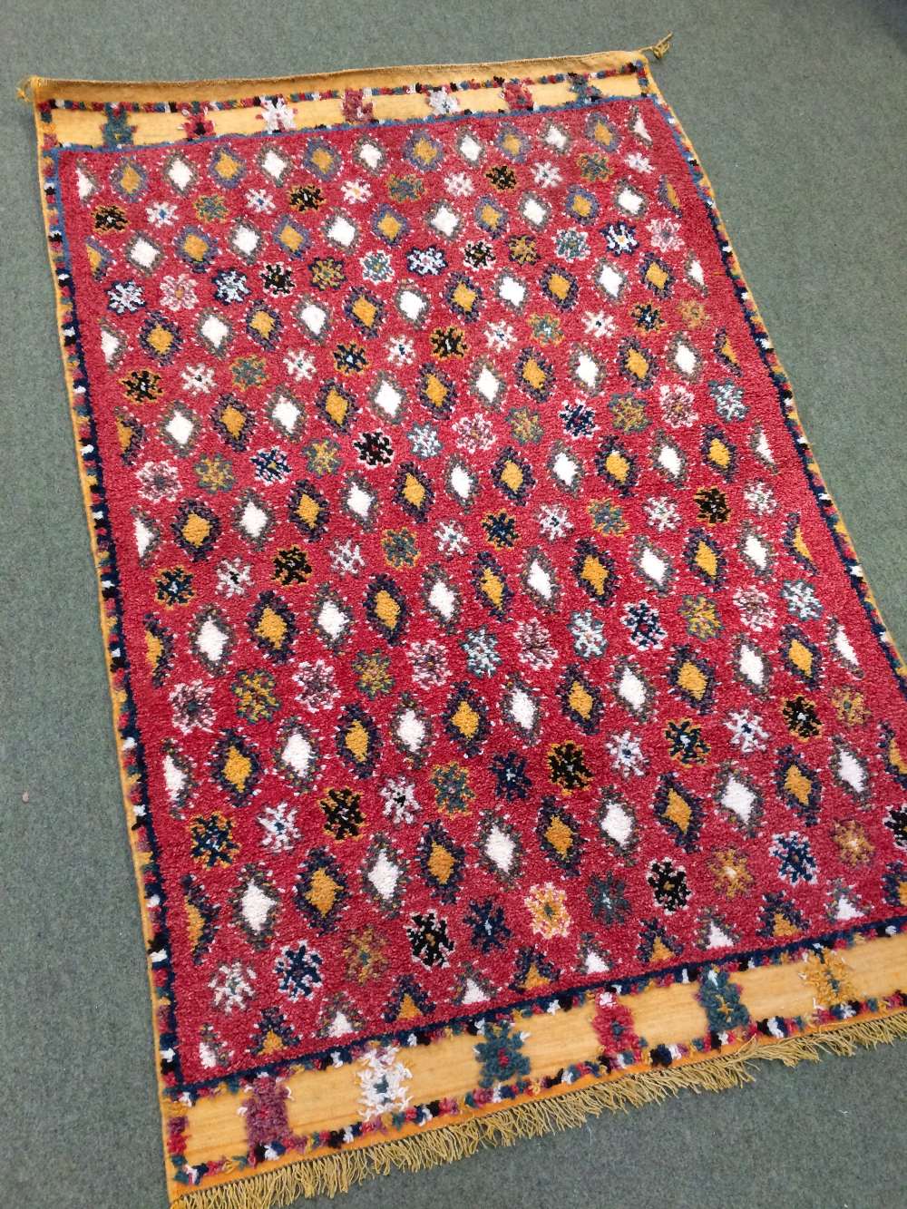 Vintage Moroccan rug circa 1930s 1.50 X 0.96m