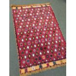 Vintage Moroccan rug circa 1930s 1.50 X 0.96m