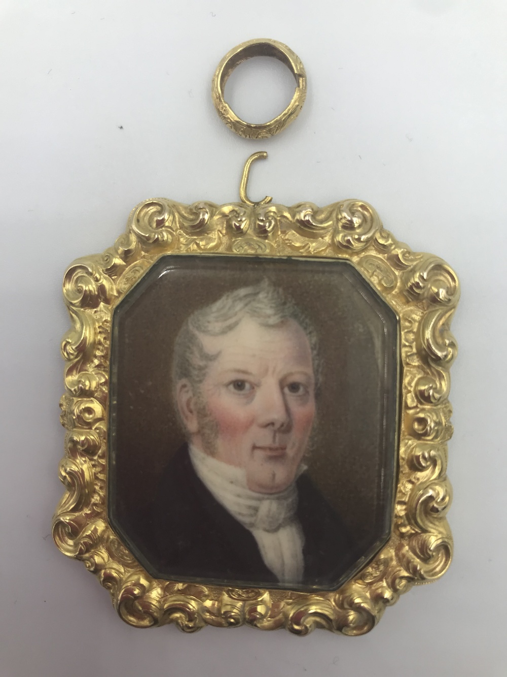 Memento mori miniature inscribed verso Edward Henderson died 17th may 1833 & Jessie Henderson died - Image 2 of 3