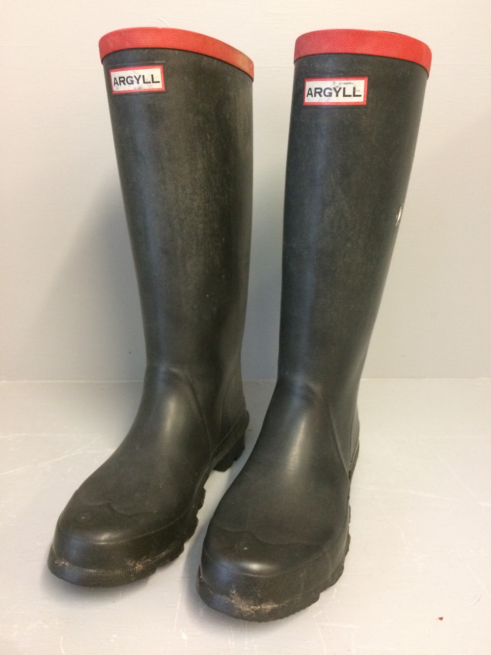 Pair ARGYLL wellington boots size 8