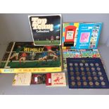 The game of Wembley made by Ariel, top team collection of football stickers, FA cup centenary