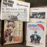 Collection of 'The Royal Papers' & 'The War Papers' in plastic folders (5)