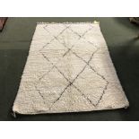 Moroccan Beni Ourain Berber rug, 215 x 152cm