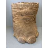 Umbrella stand in the form of an Elephants foot