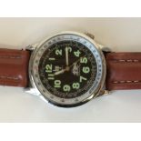 1970's Military limited edition lip men's watch with analogue movement, signed & marked, in good