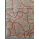 Contemporary Modernist carpet 2.38 X 1.71m