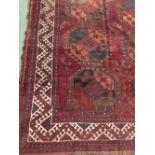 Antique Ersari carpet Central Asia circa 1890 4.26 X 2.6m