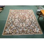 Finely hand woven Aubusson carpet 3.00 X 2.5m