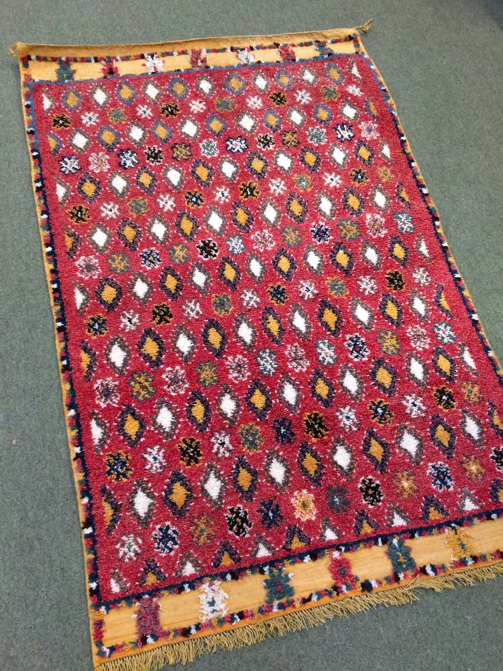 Vintage Moroccan rug circa 1930s 1.50 X 0.96m - Image 2 of 2