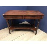 Mahogany drawer wash stand