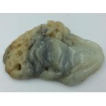 Chinese Jade carving of a Tiger 8 x 5.5cm