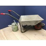 1950's Wheel barrow & watering can