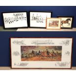 After Joan Wanklyn colour print 'Kings Troop Royal Artillery' artist printed remarques signed in