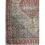 Antique Senneh Persian rug circa C19th 1.86 X 1.3m