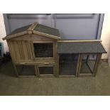 Rabbit hutch & run