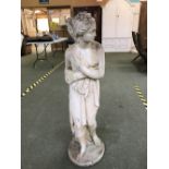 Large heavy stature of Greek Goddess 122cm H