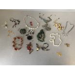 Collection of fashion & costume jewellery necklaces