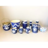 Collection of late C20th & 19th Wedgwood, Jasperware