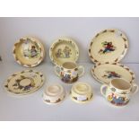 Qty of nursery ware china including Sylvac ware, Zooline, Crown Windsor etc