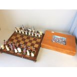 Chess board & figures based on Waterloo