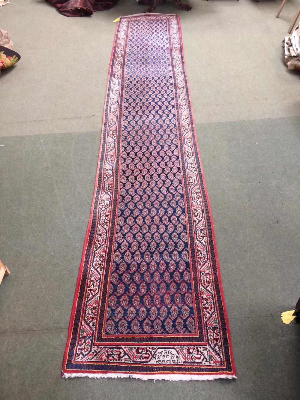 Persian Seraband long runner C1930 5.30 X 0.93m