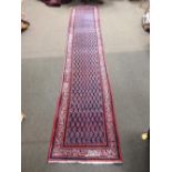 Persian Seraband long runner C1930 5.30 X 0.93m