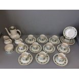 Royal Doulton 'Tapestry Pattern' 10 piece tea service