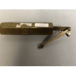 Chinese brass lock with key 14cm