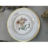 7 Royal Worcester hand painted porcelain plates designed by A H Williamson