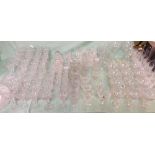 Large quantity of cut glass including Stuart, Waterford, Tudor etc