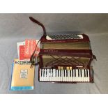 Hohner Virtuola III Piano accordion 120 Bass, cased
