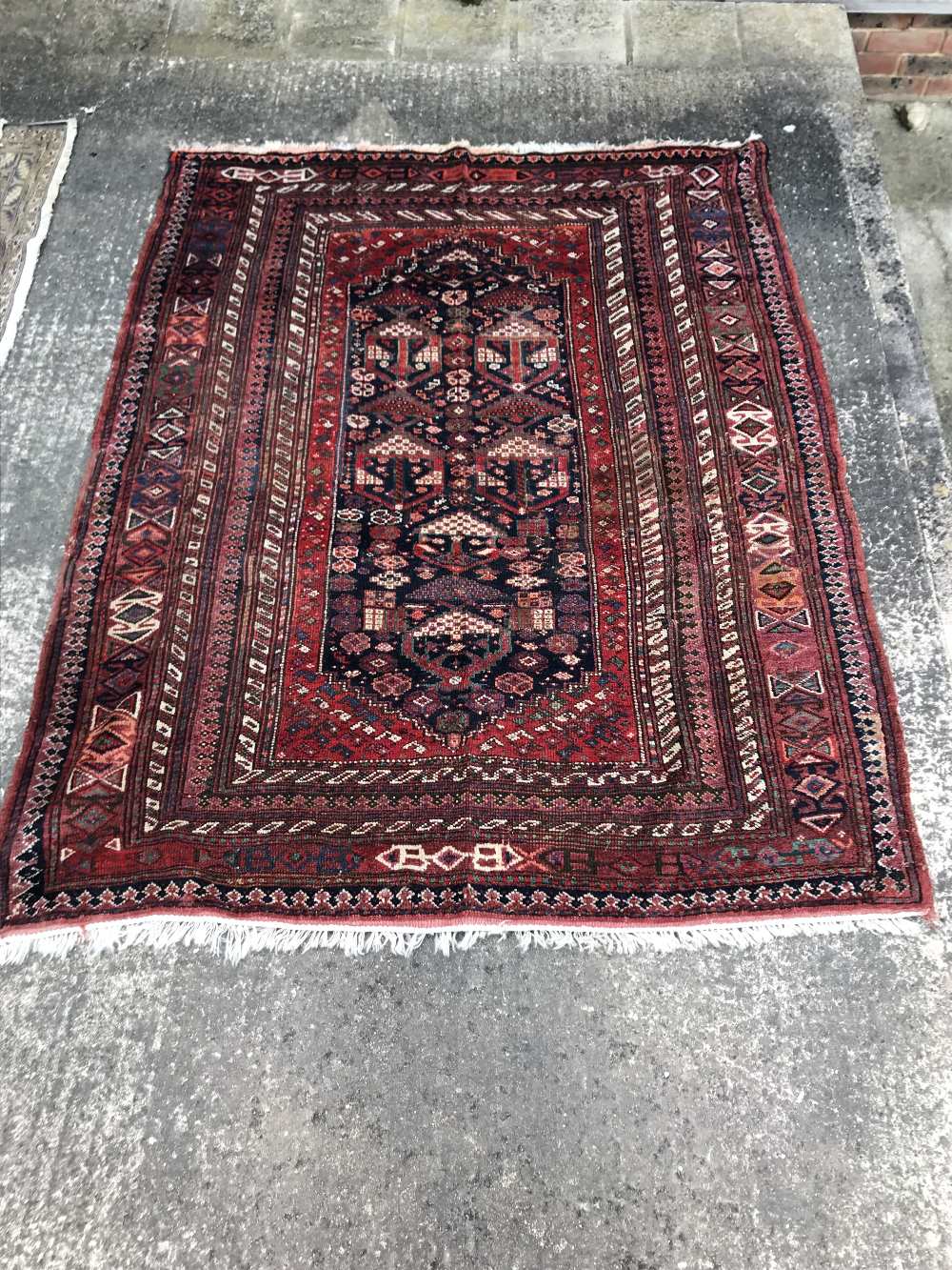 Antique North west Persian rug circa 1900 1.90 x 1.60 m