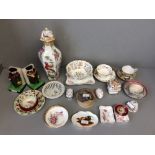 Mixed selection of continental porcelain
