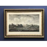 After RICHARD COOPER colour print 'Windsor Castle' engraved by Samuel Alken 38 x 67 cm