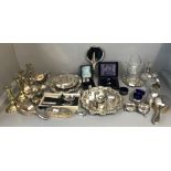 Selection of silver & silver plate