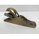 Lie Nielsen 103 brass plane, little used, with spare blade