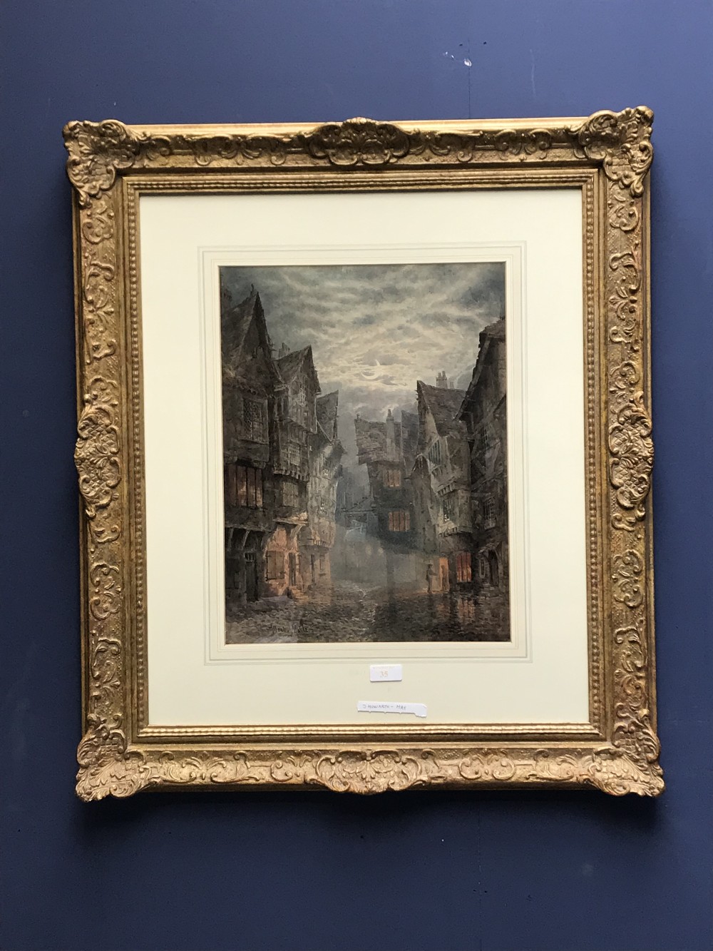 ALFRED MAILE (FL 1871-1889) Watercolour 'The Old Shambles York' signed lower left 42 x 32 cm