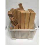 Tonewood box of spruce (bassbars, block wood)